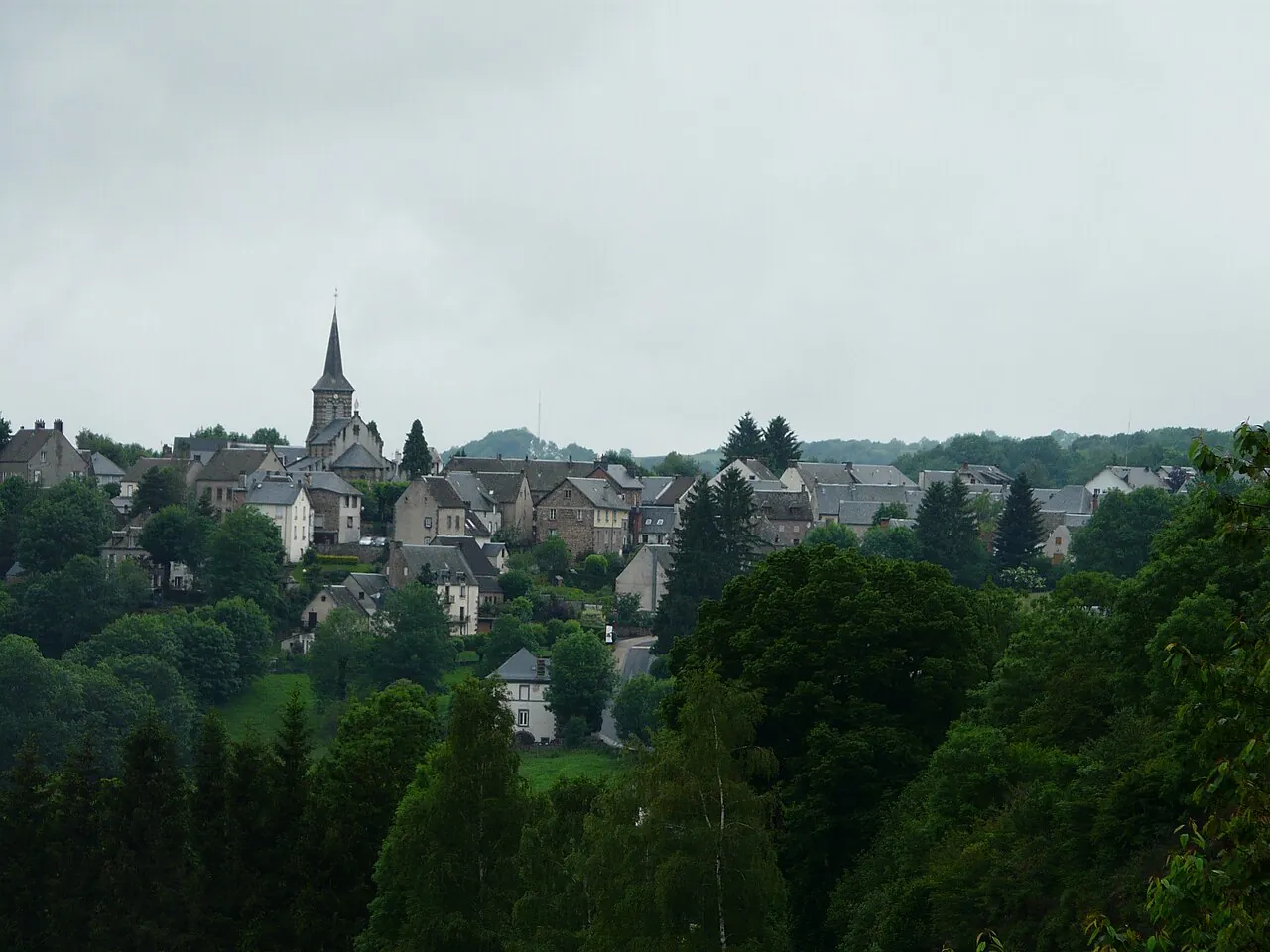 Vue de Saint-Sauves-d'Auvergne