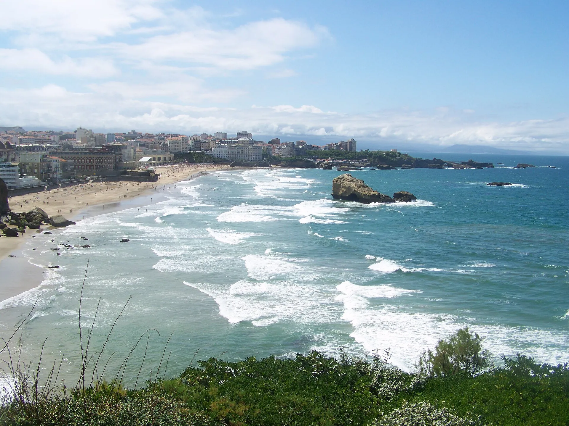 Vue de Biarritz