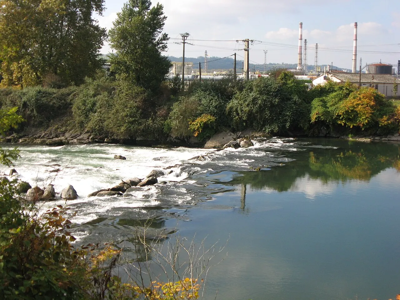 Vue de Lacq