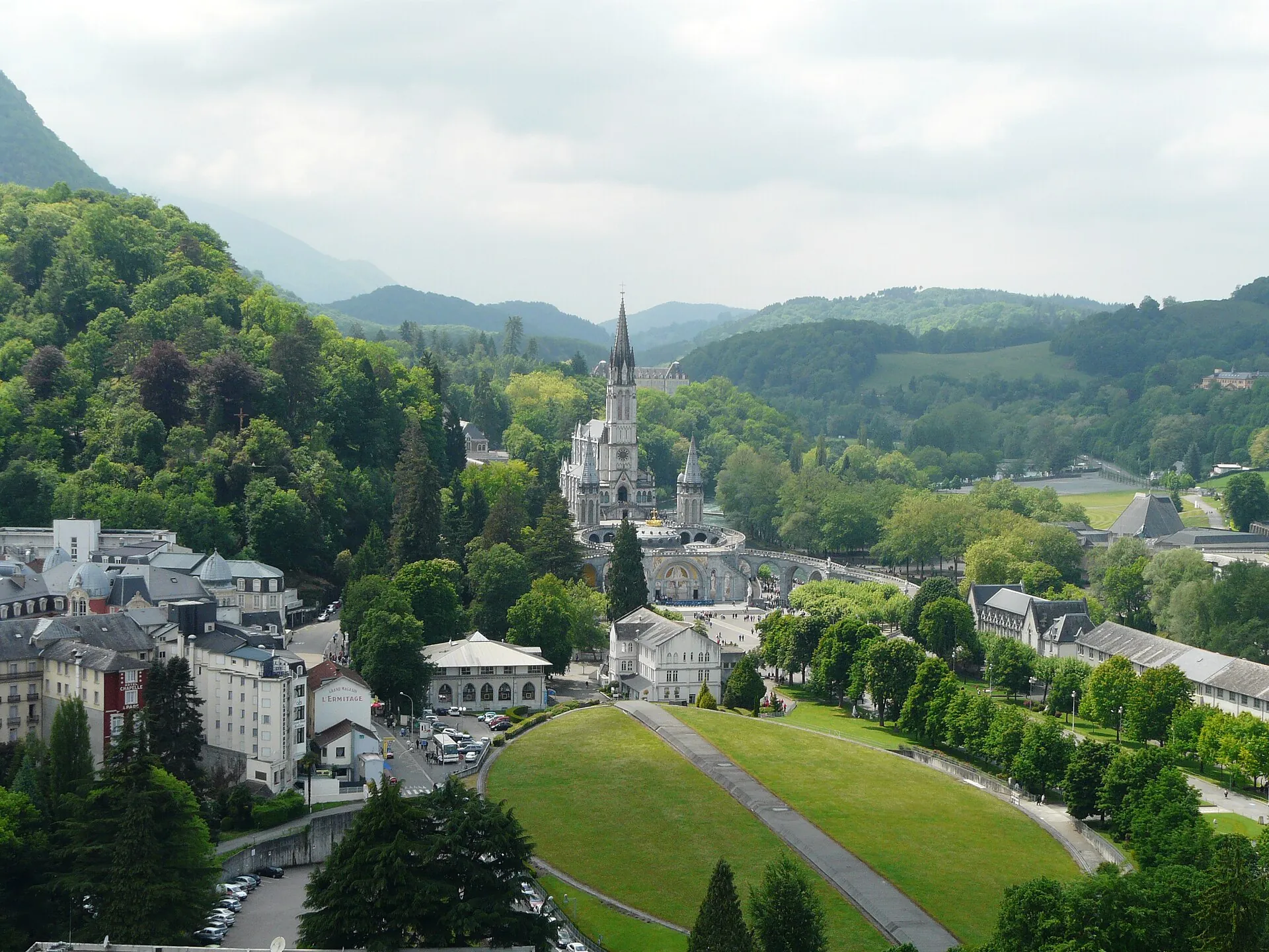 Vue de Lourdes