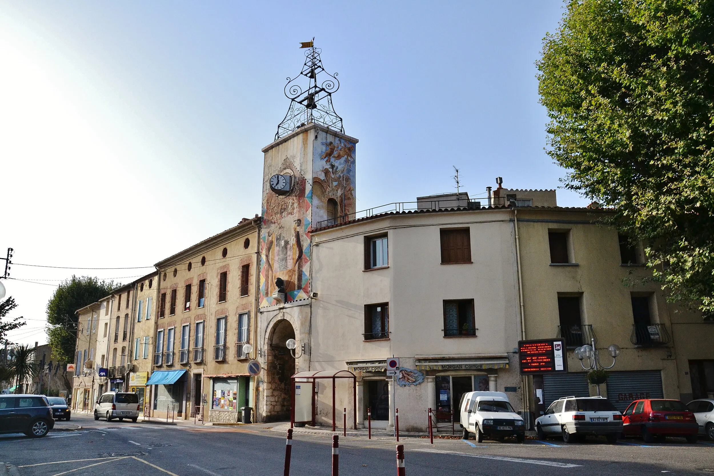 Vue de Estagel