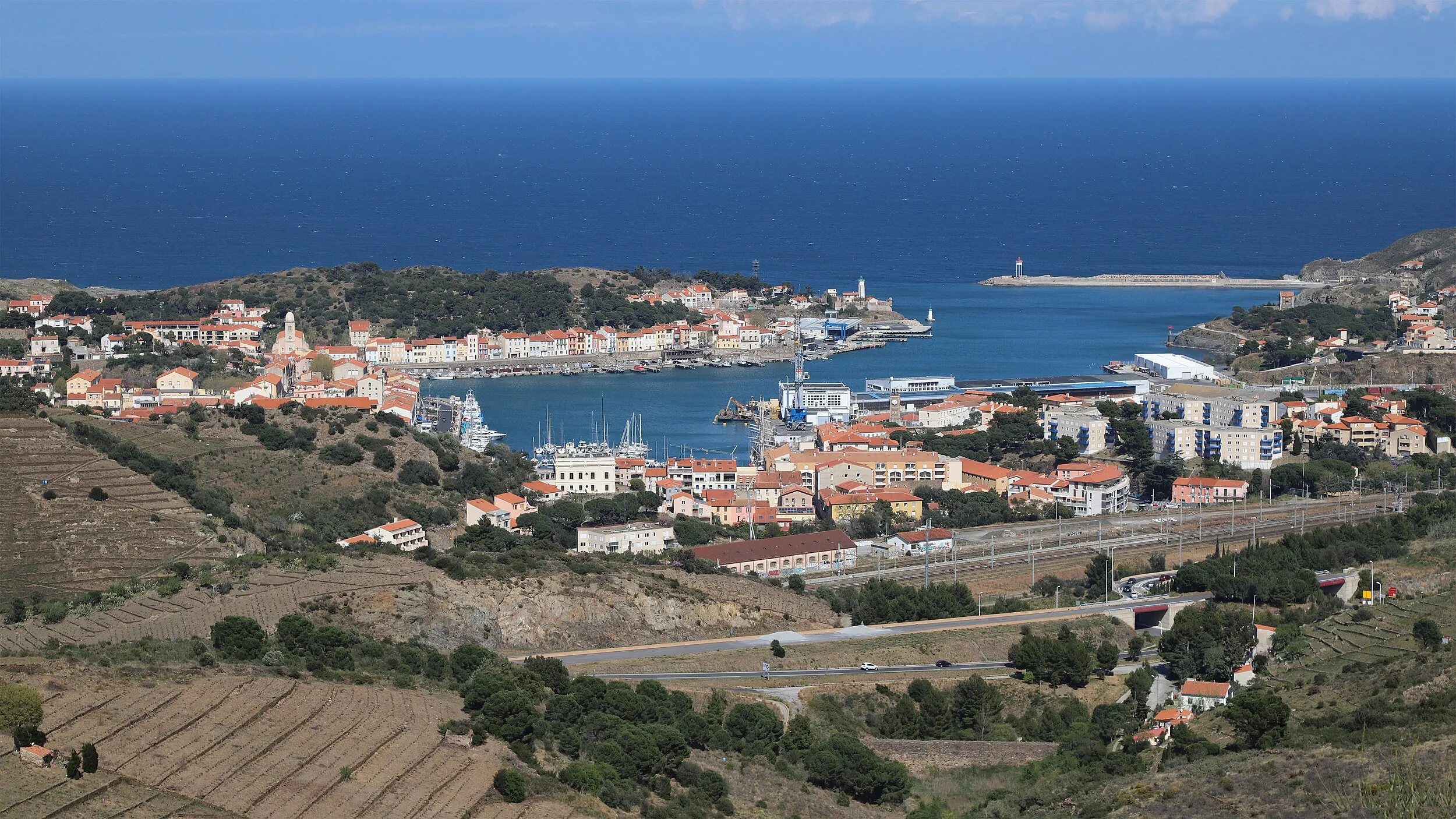 Vue de Port-Vendres