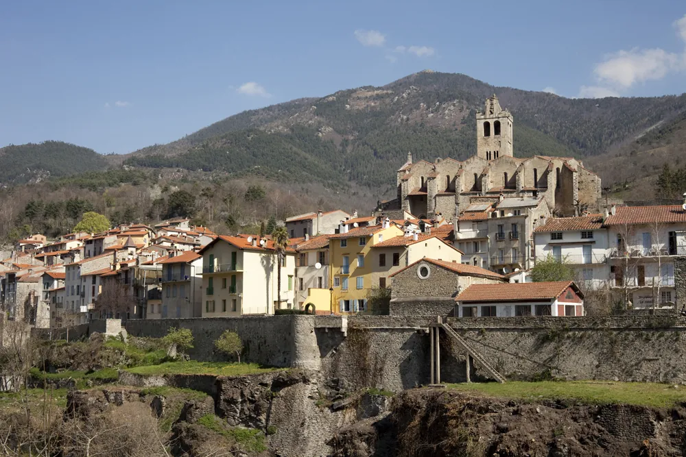 Vue de Prats-de-Mollo-la-Preste