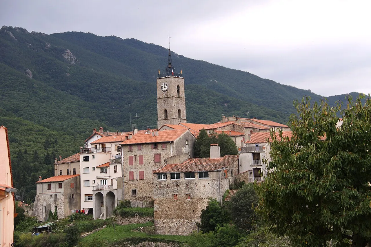 Vue de Saint-Laurent-de-Cerdans