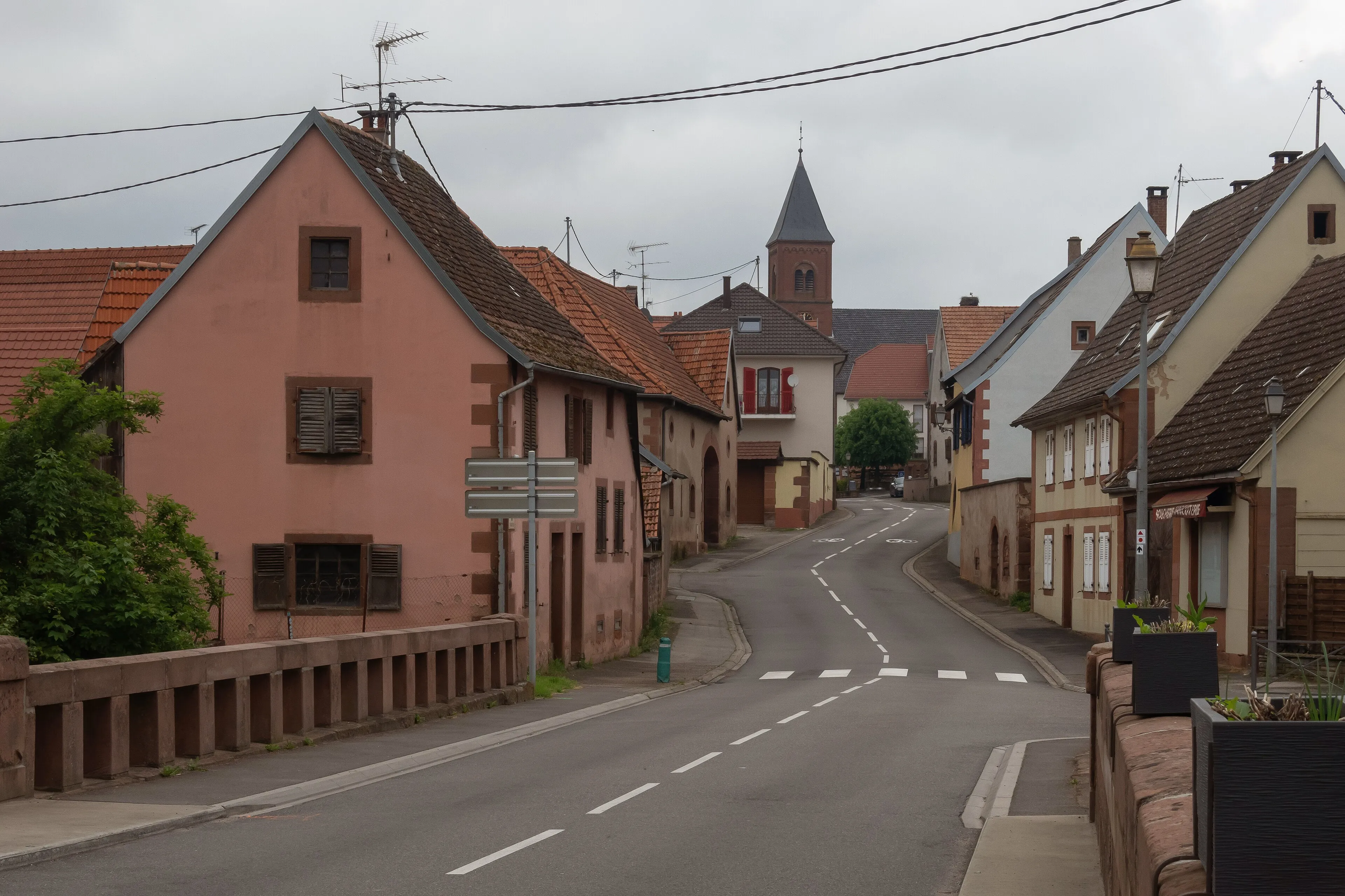 Vue de Dossenheim-sur-Zinsel