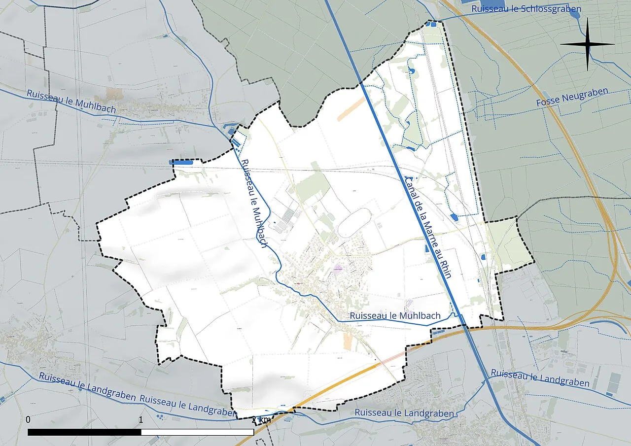 Vue de Eckwersheim