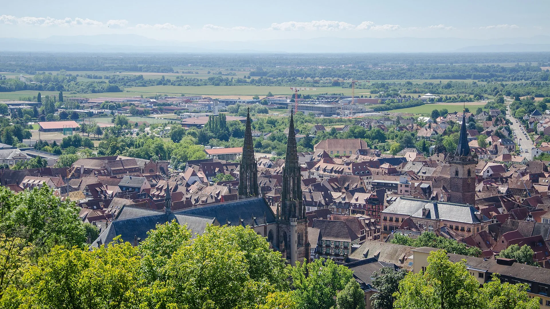 Vue de Obernai