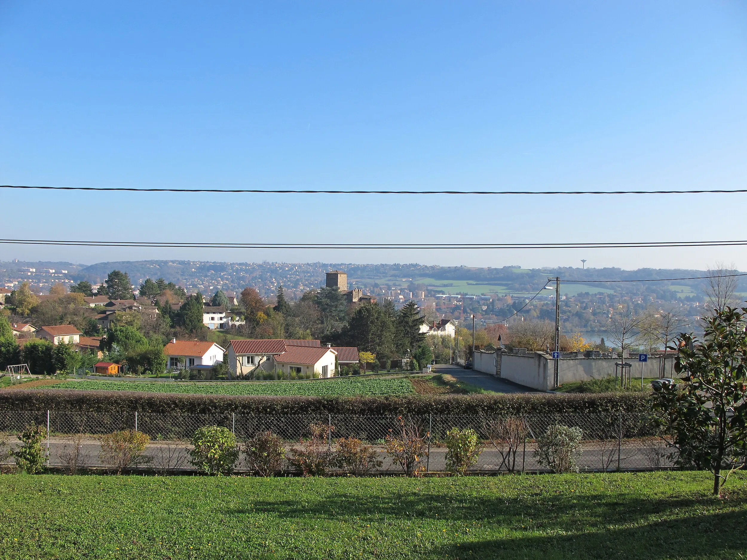 Vue de Albigny-sur-Saône