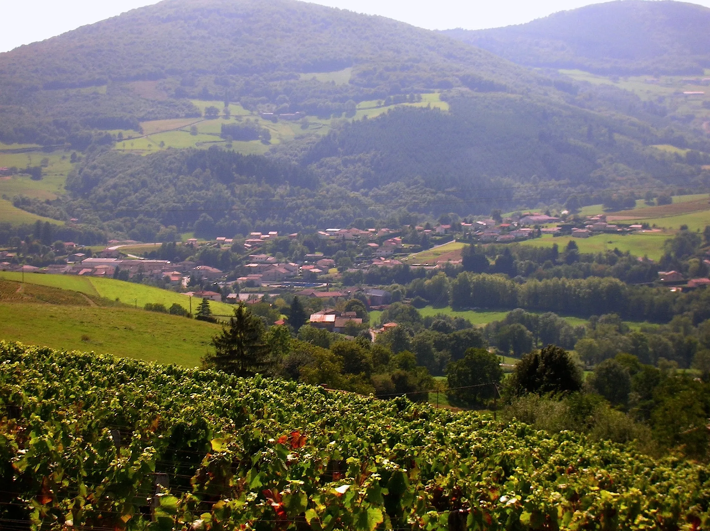 Vue de Beaujeu