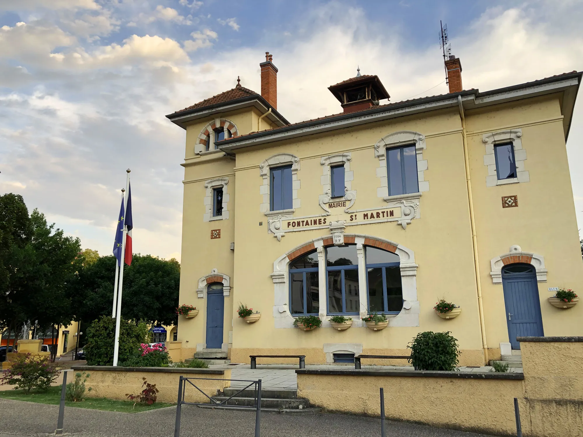 Vue de Fontaines-Saint-Martin
