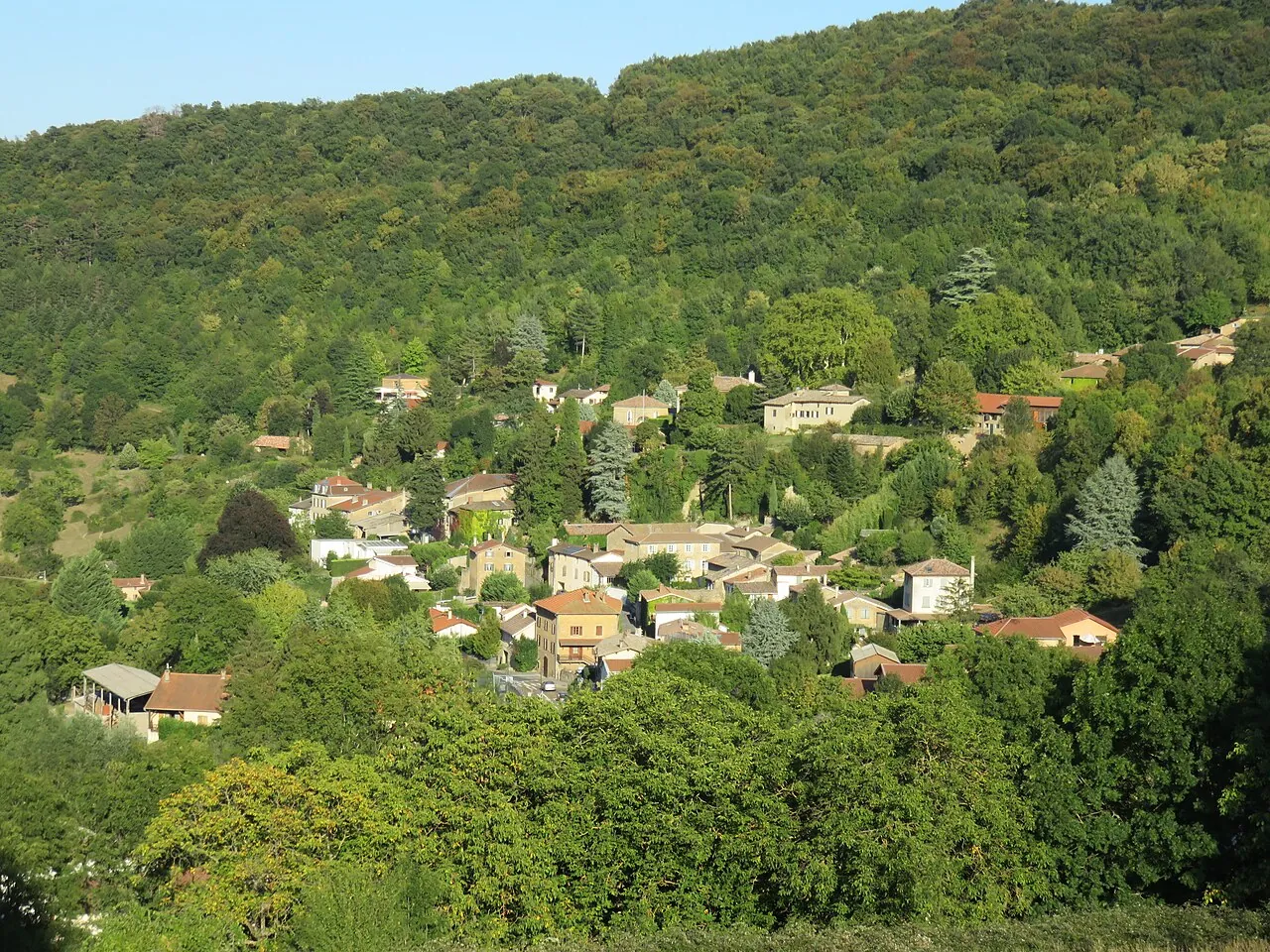 Vue de Poleymieux-au-Mont-d'Or