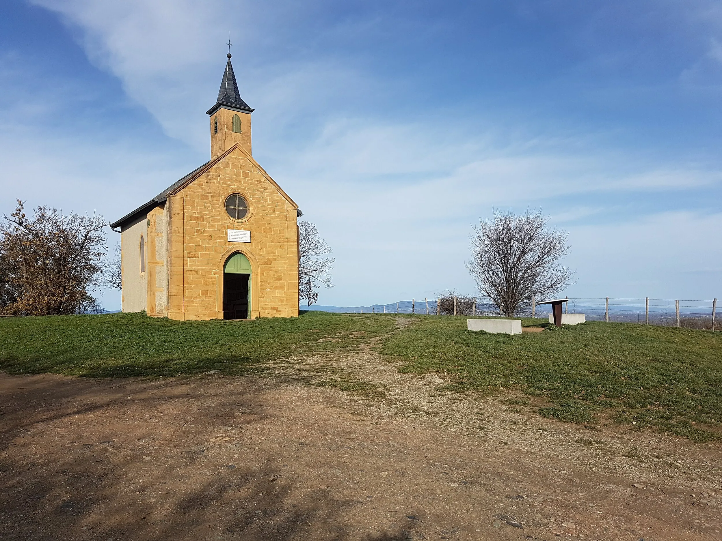 Vue de Sourcieux-les-Mines
