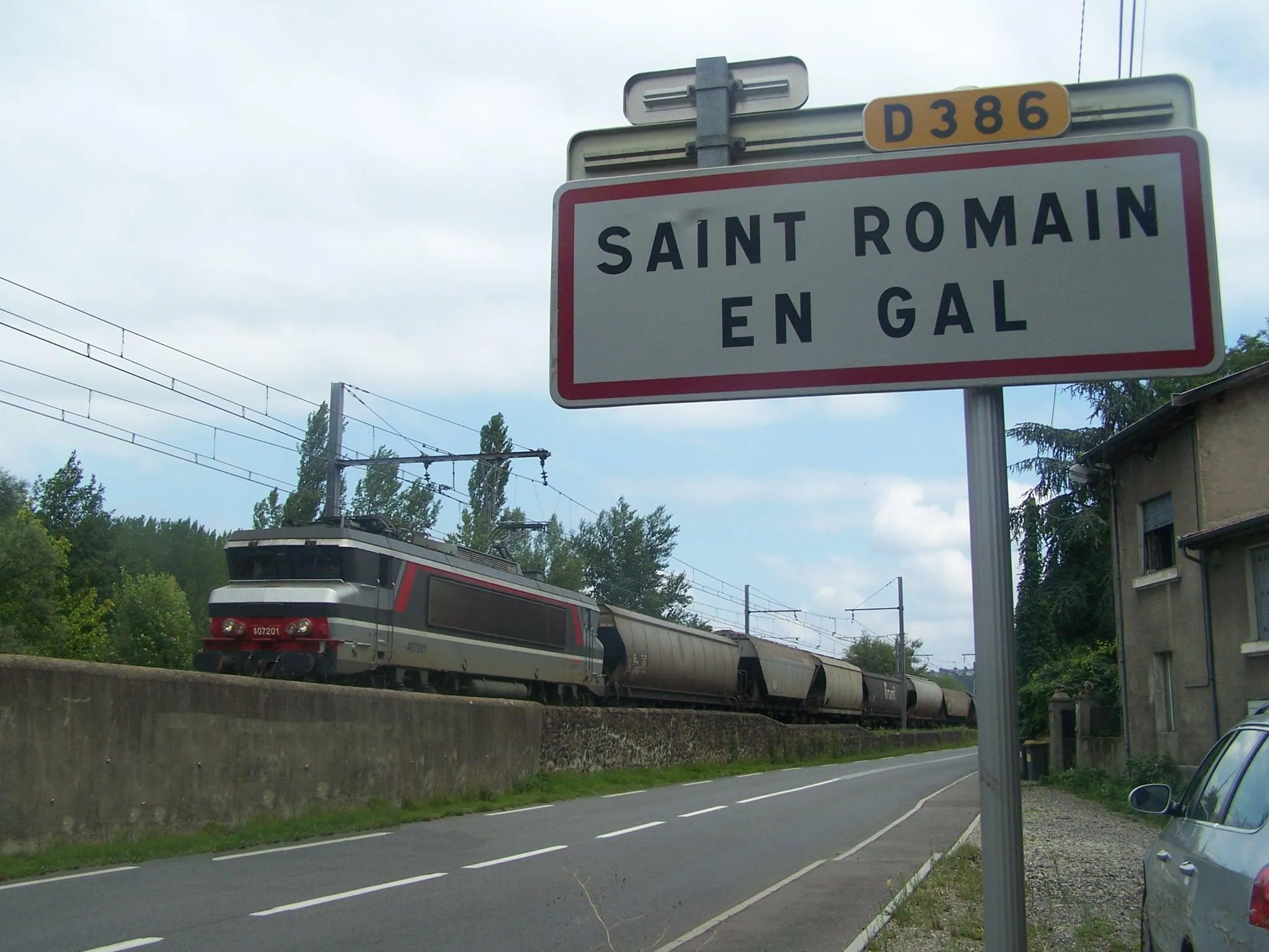 Vue de Saint-Romain-en-Gal