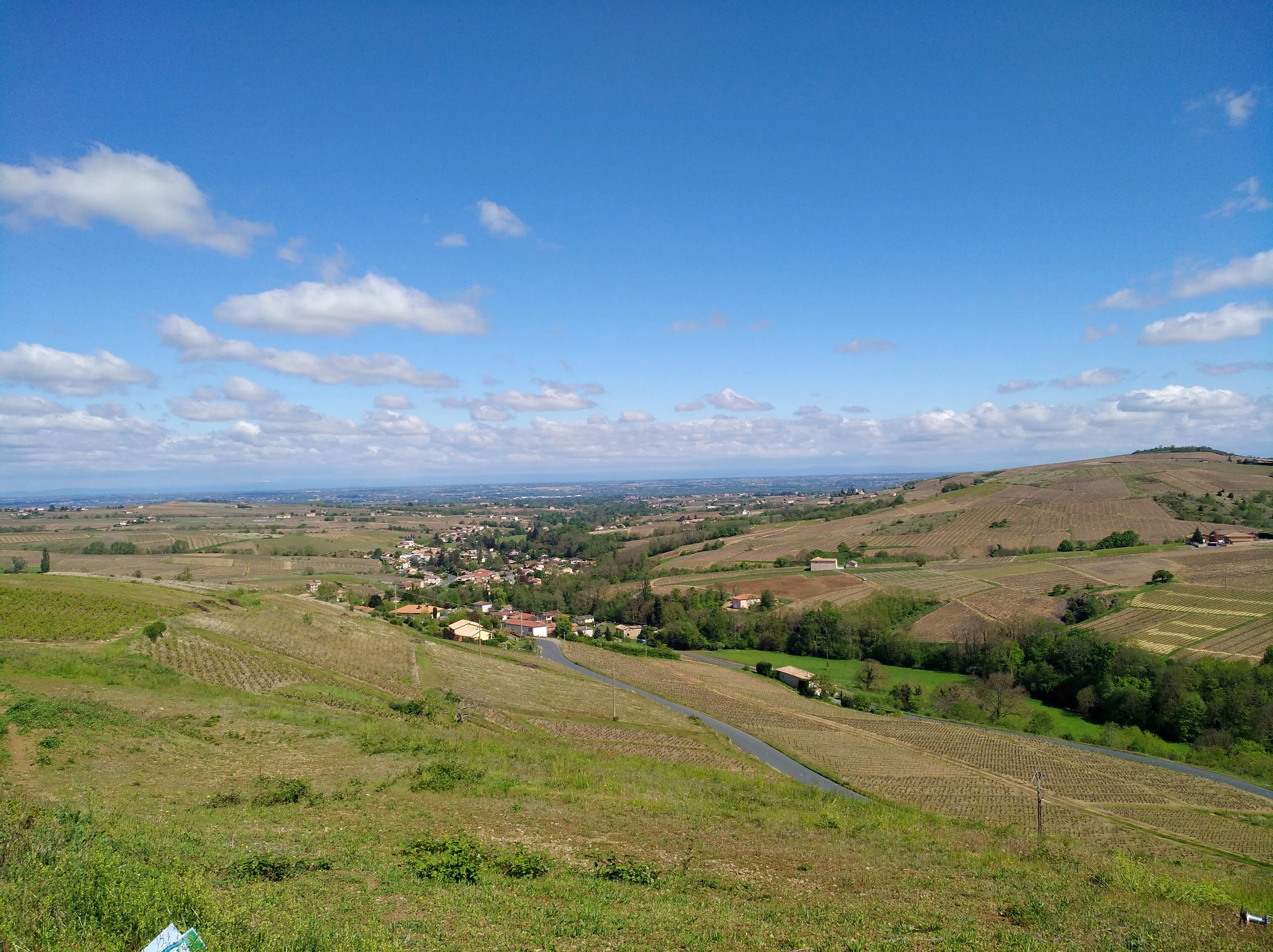 Vue de Vaux-en-Beaujolais