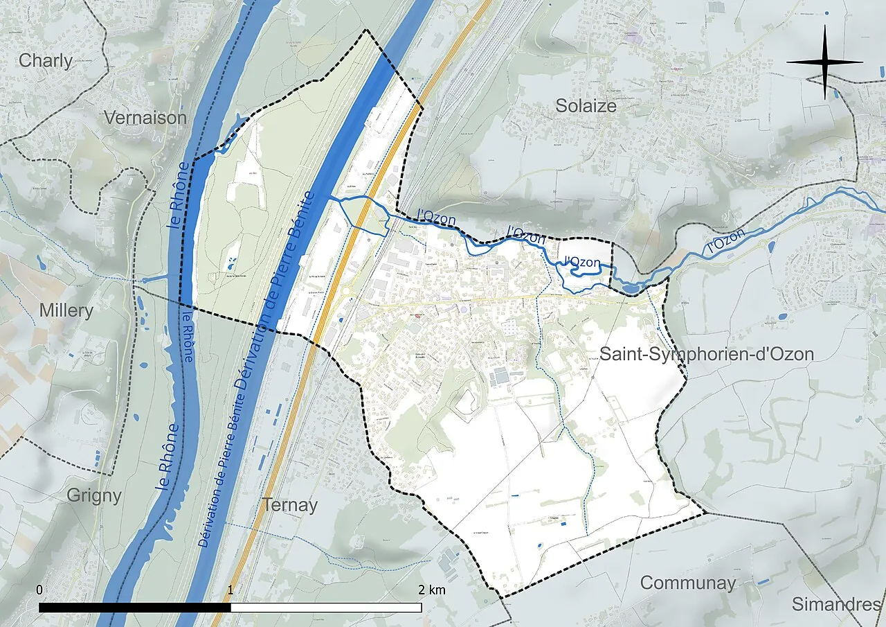 Vue de Sérézin-du-Rhône