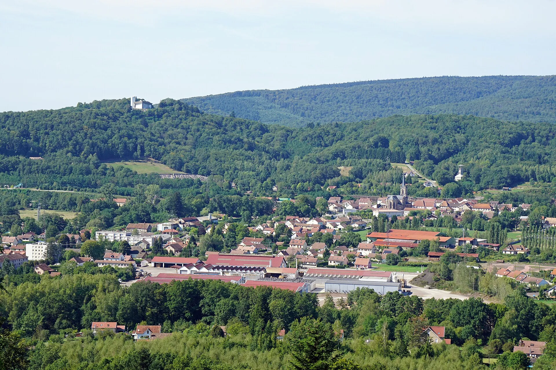 Vue de Ronchamp