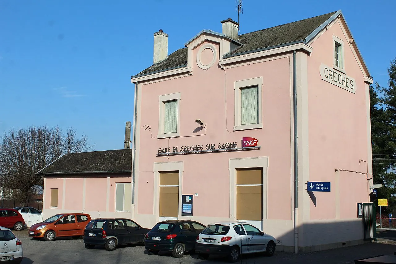 Vue de Crêches-sur-Saône