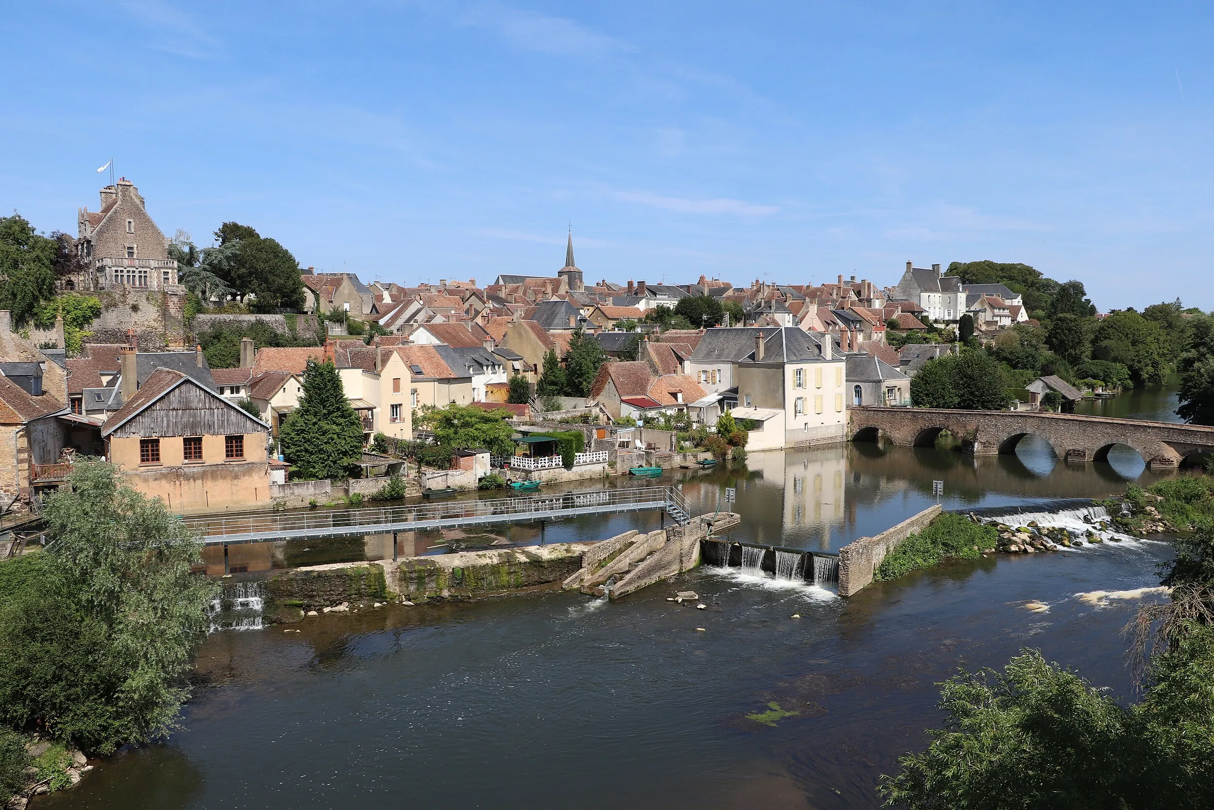 Vue de Beaumont-sur-Sarthe
