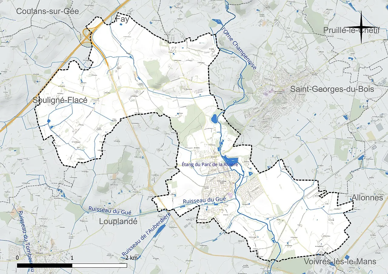 Vue de Étival-lès-le-Mans