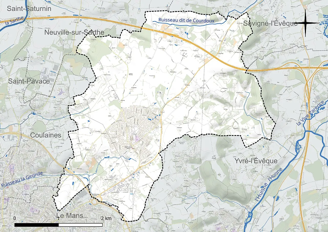 Vue de Sargé-lès-le-Mans