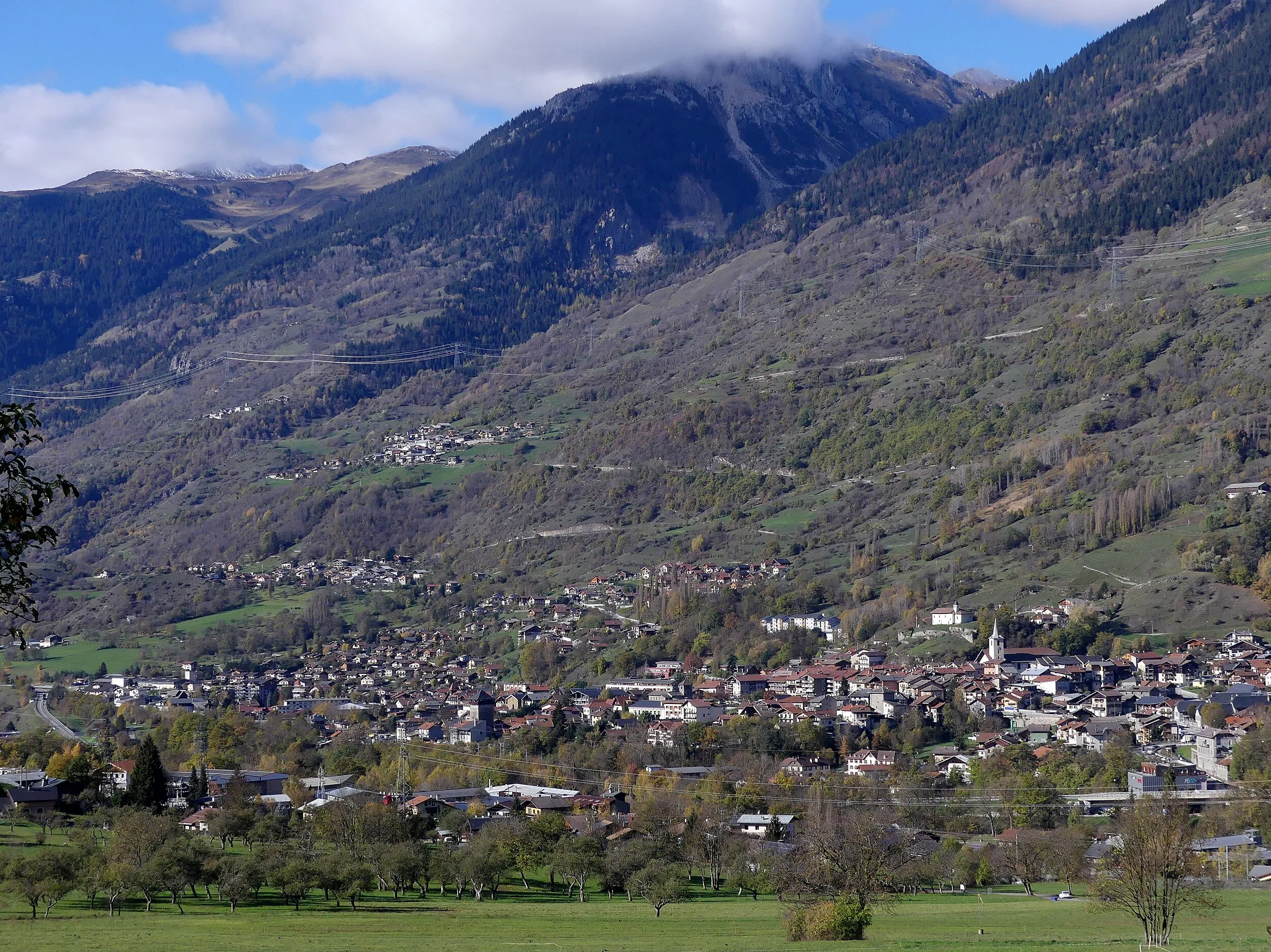 Vue de Aime-la-Plagne