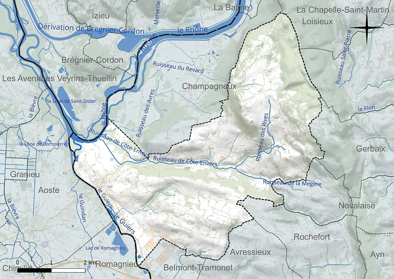 Vue de Saint-Genix-les-Villages