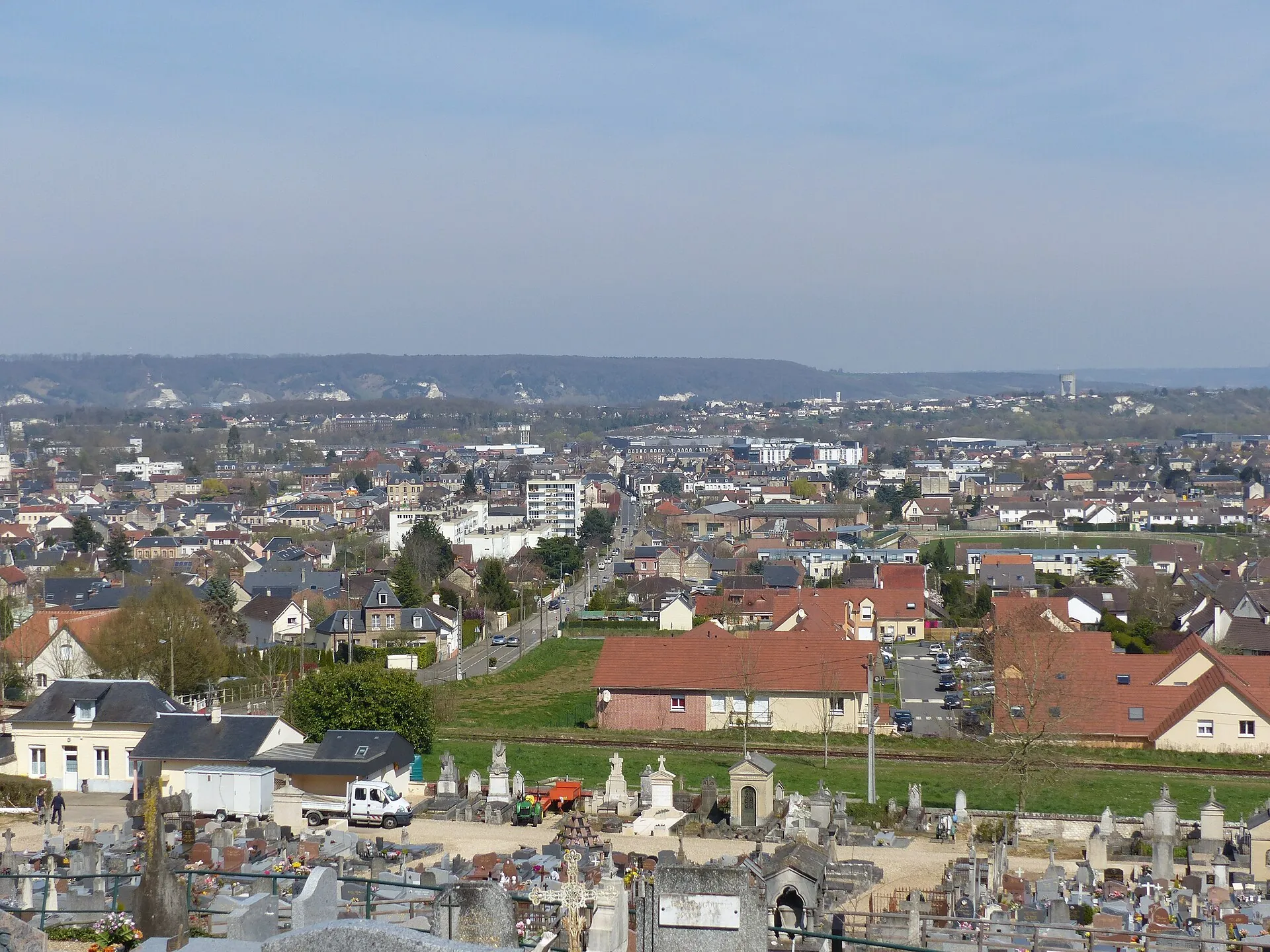 Vue de Caudebec-lès-Elbeuf
