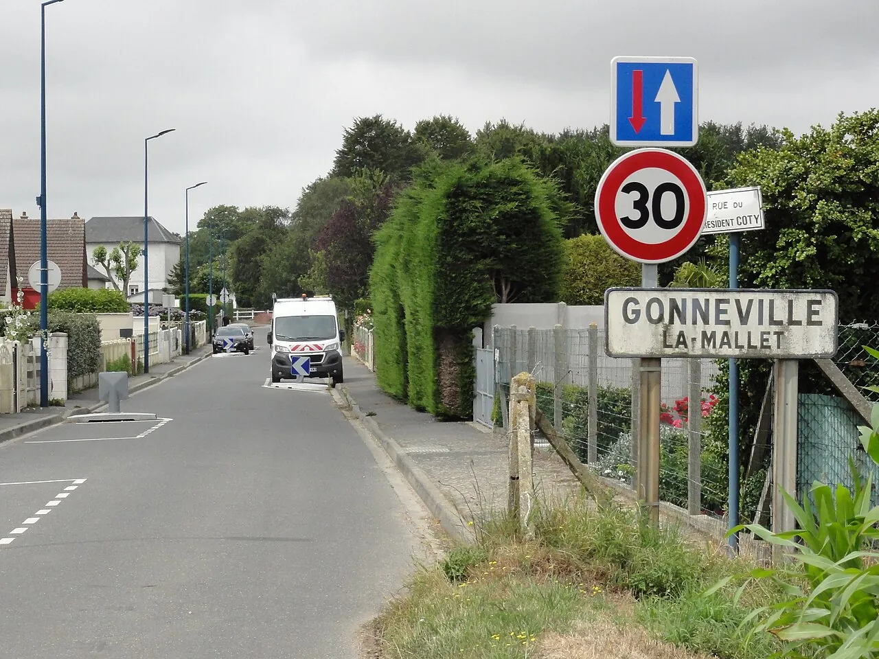 Vue de Gonneville-la-Mallet