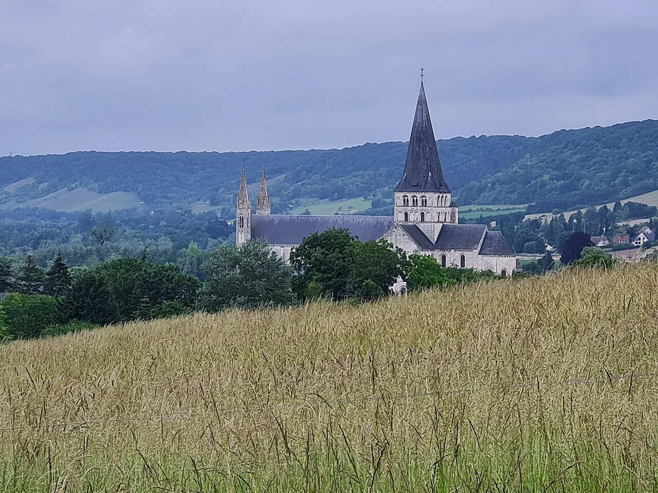 Vue de Saint-Martin-de-Boscherville
