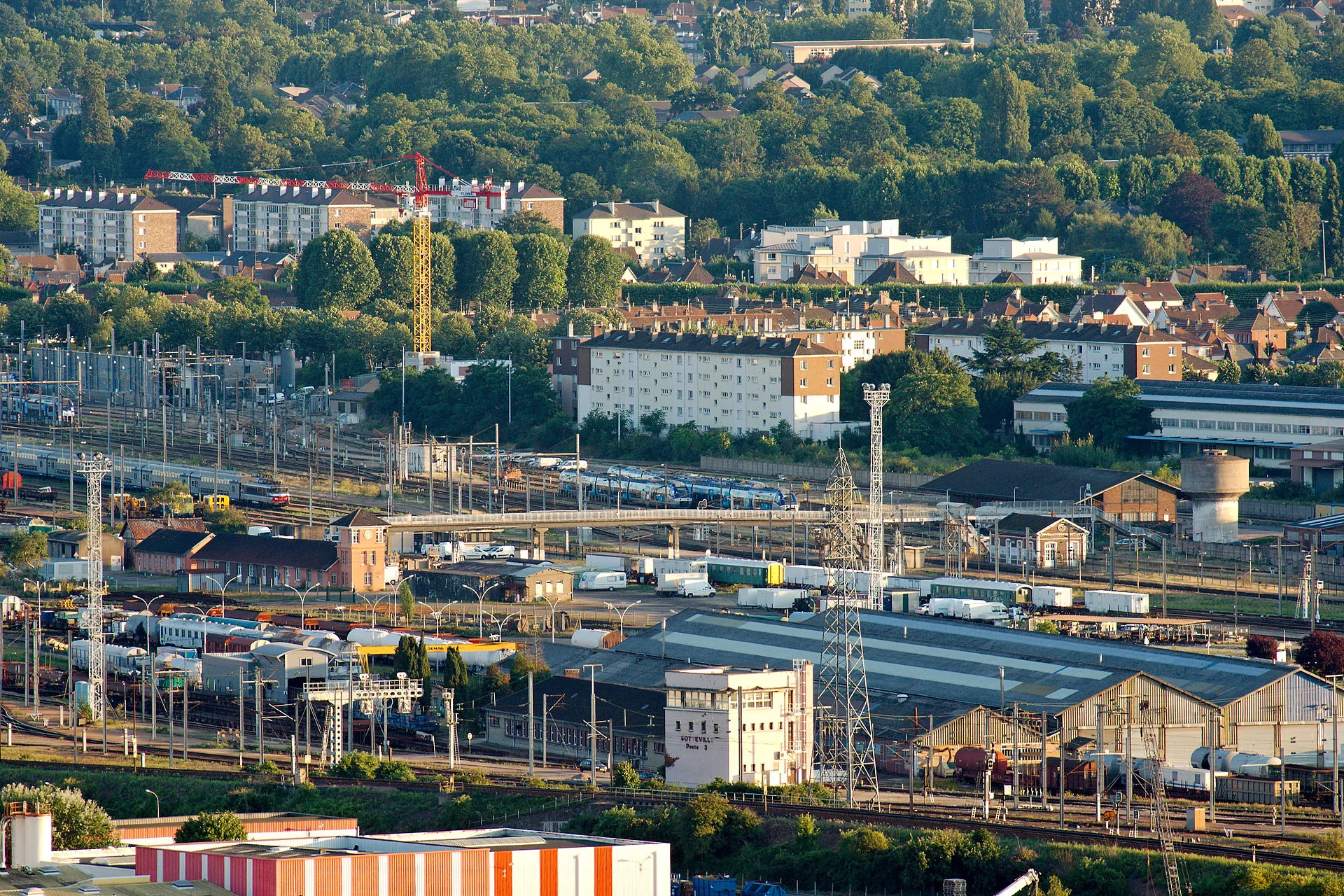 Vue de Sotteville-lès-Rouen