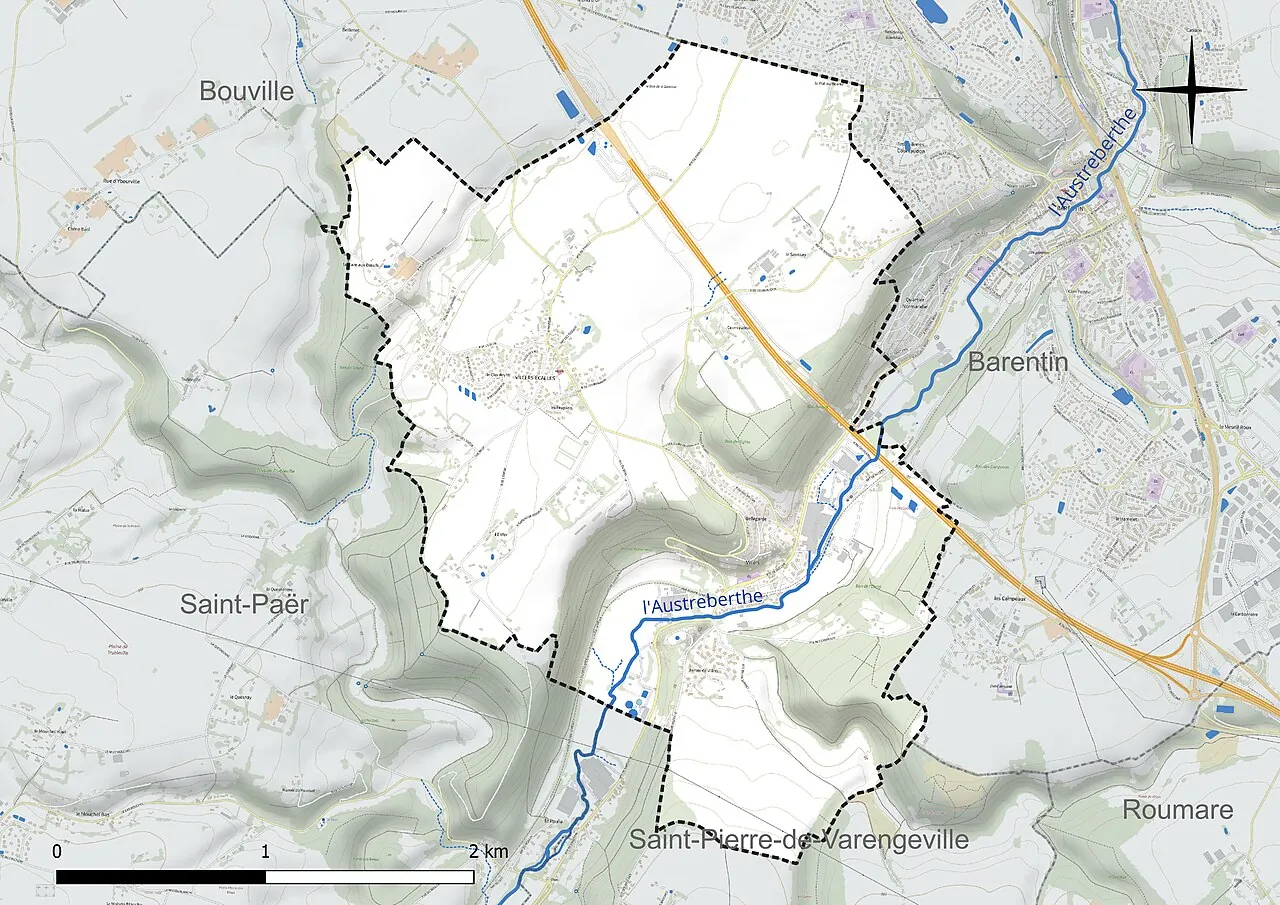 Vue de Villers-Écalles