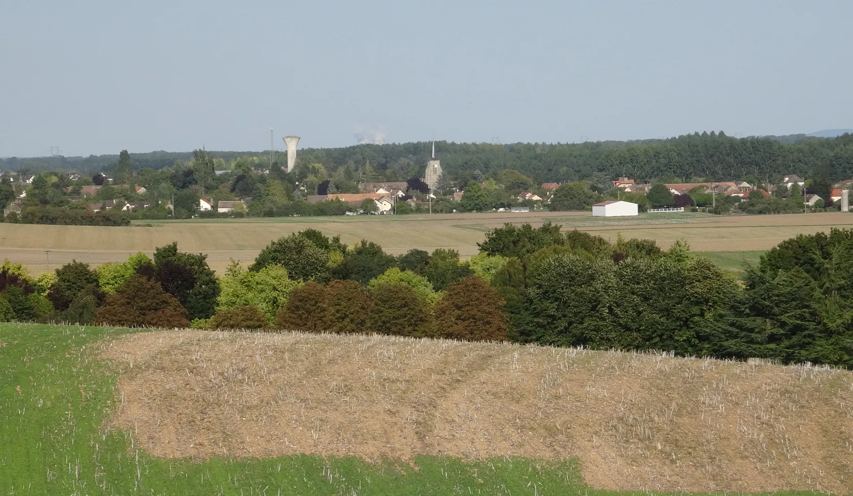 Vue de Châtenay-sur-Seine