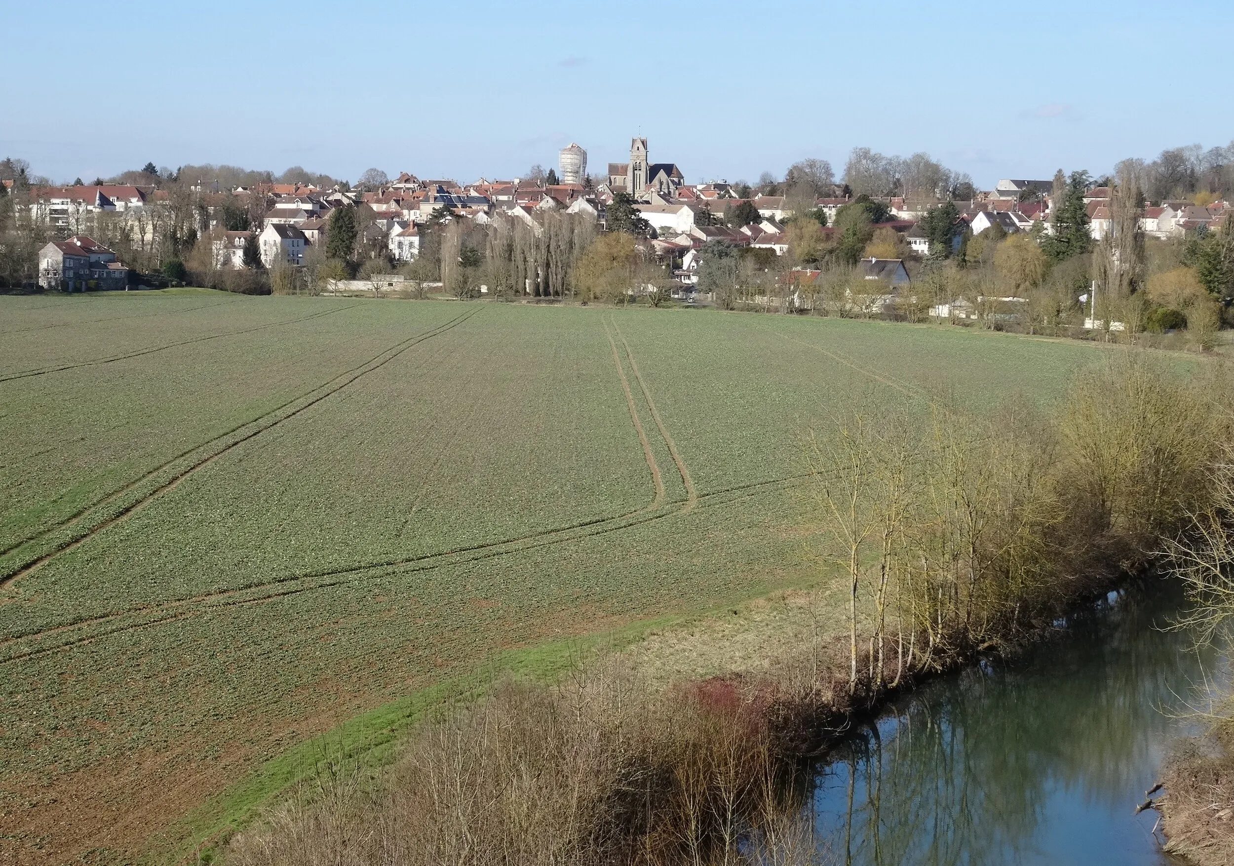 Vue de Chaumes-en-Brie
