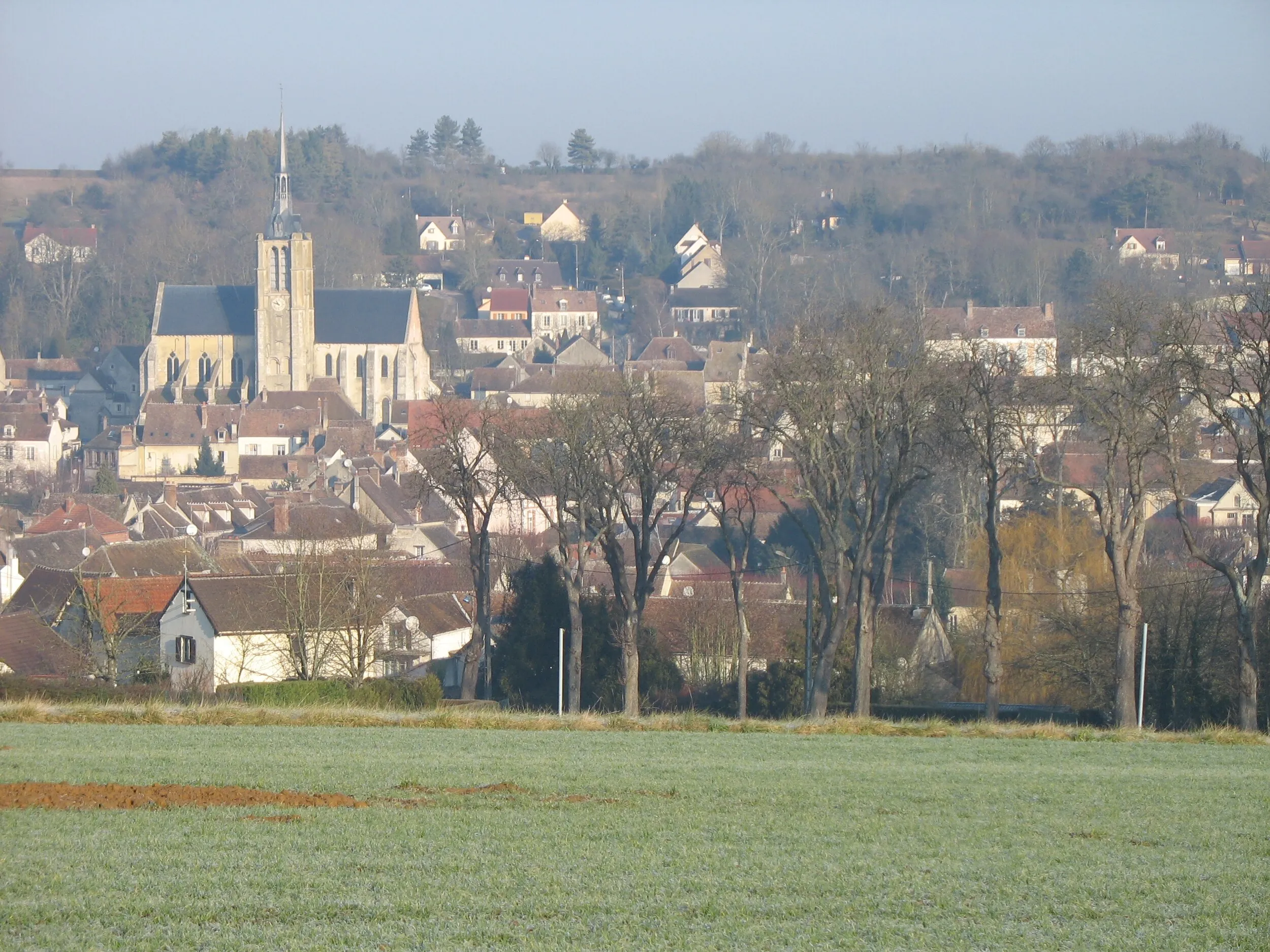 Vue de Donnemarie-Dontilly