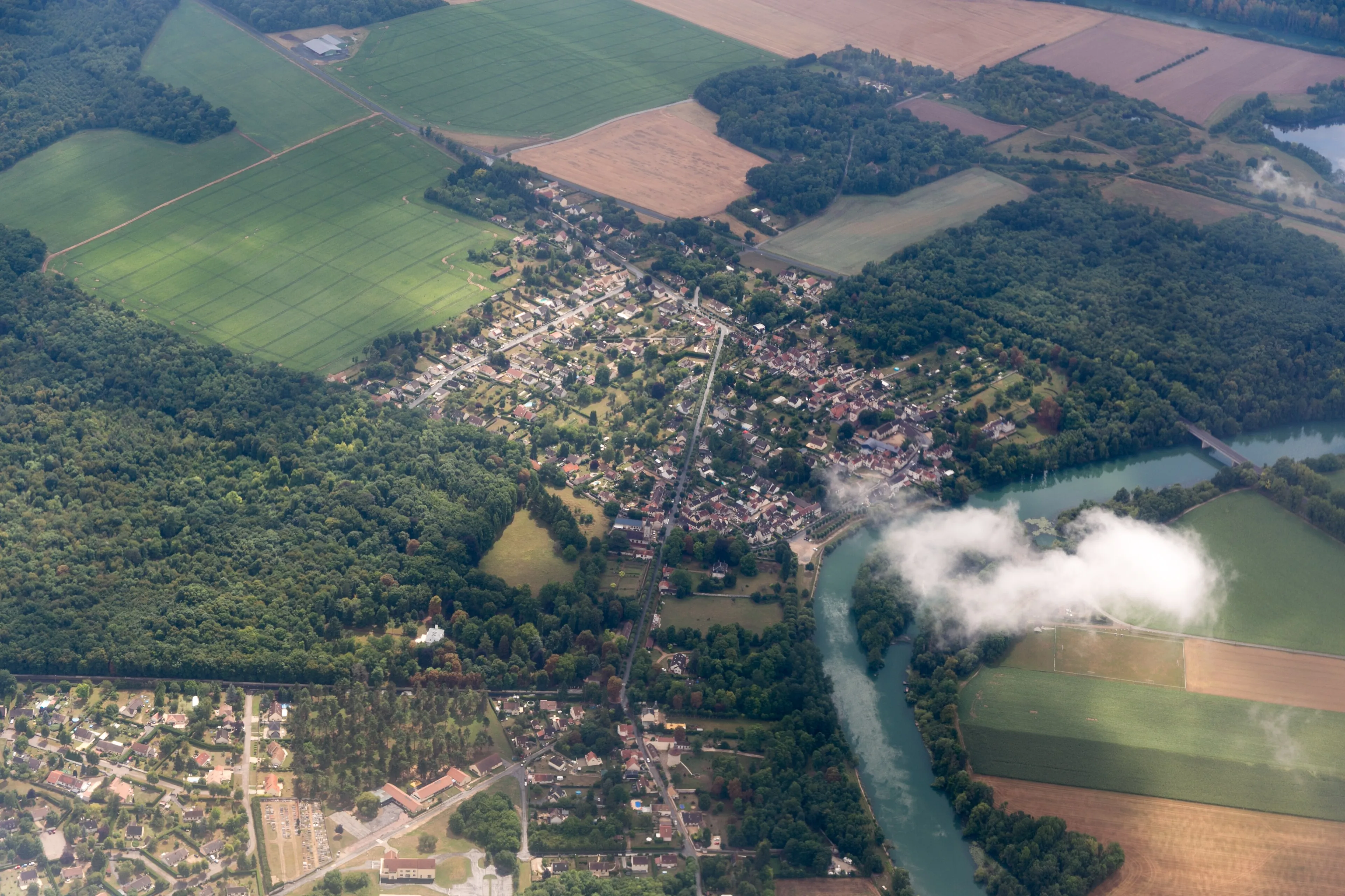 Vue de Germigny-l'Évêque