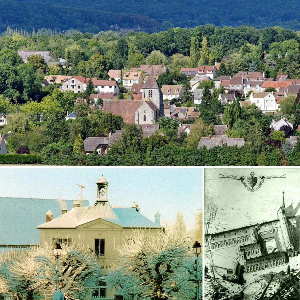 Vue de Cernay-la-Ville