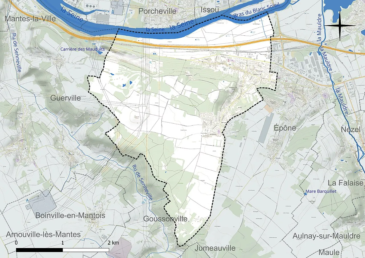Vue de Mézières-sur-Seine