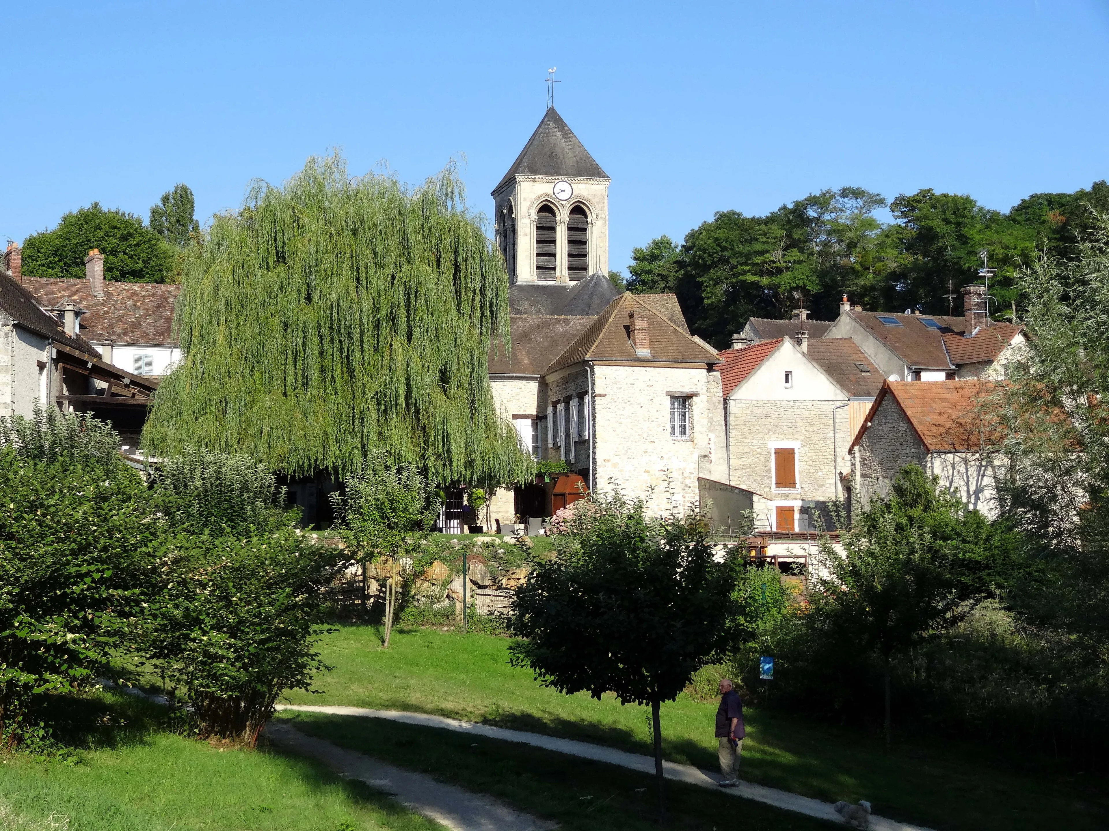 Vue de Oinville-sur-Montcient