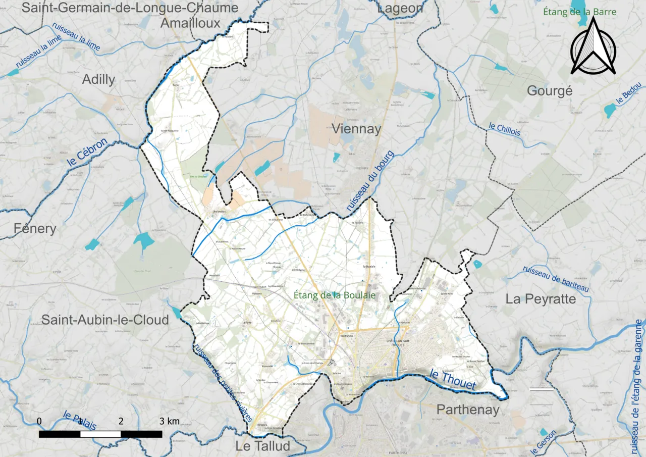 Vue de Châtillon-sur-Thouet