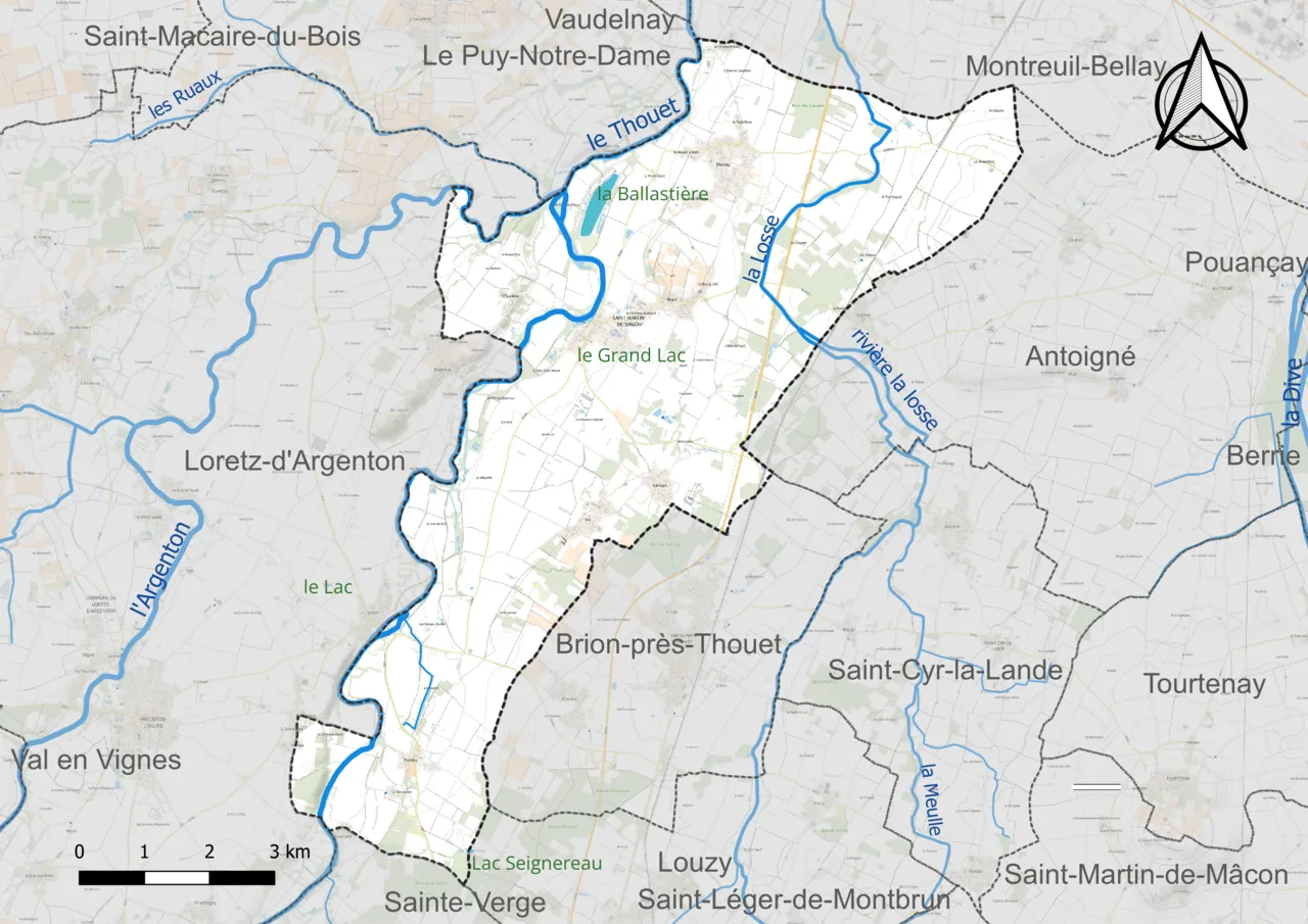 Vue de Saint-Martin-de-Sanzay
