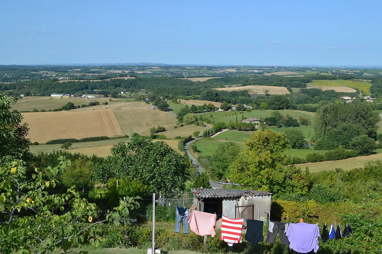 Vue de Castelnau-de-Montmiral