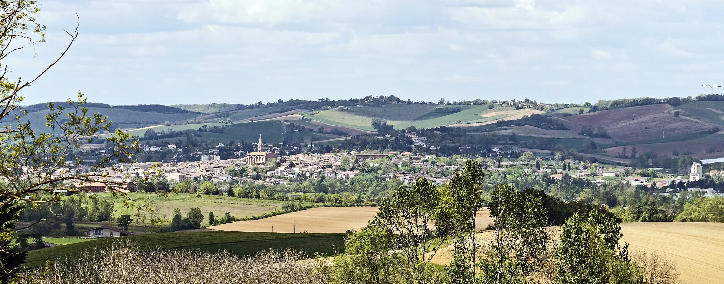 Vue de Beaumont-de-Lomagne