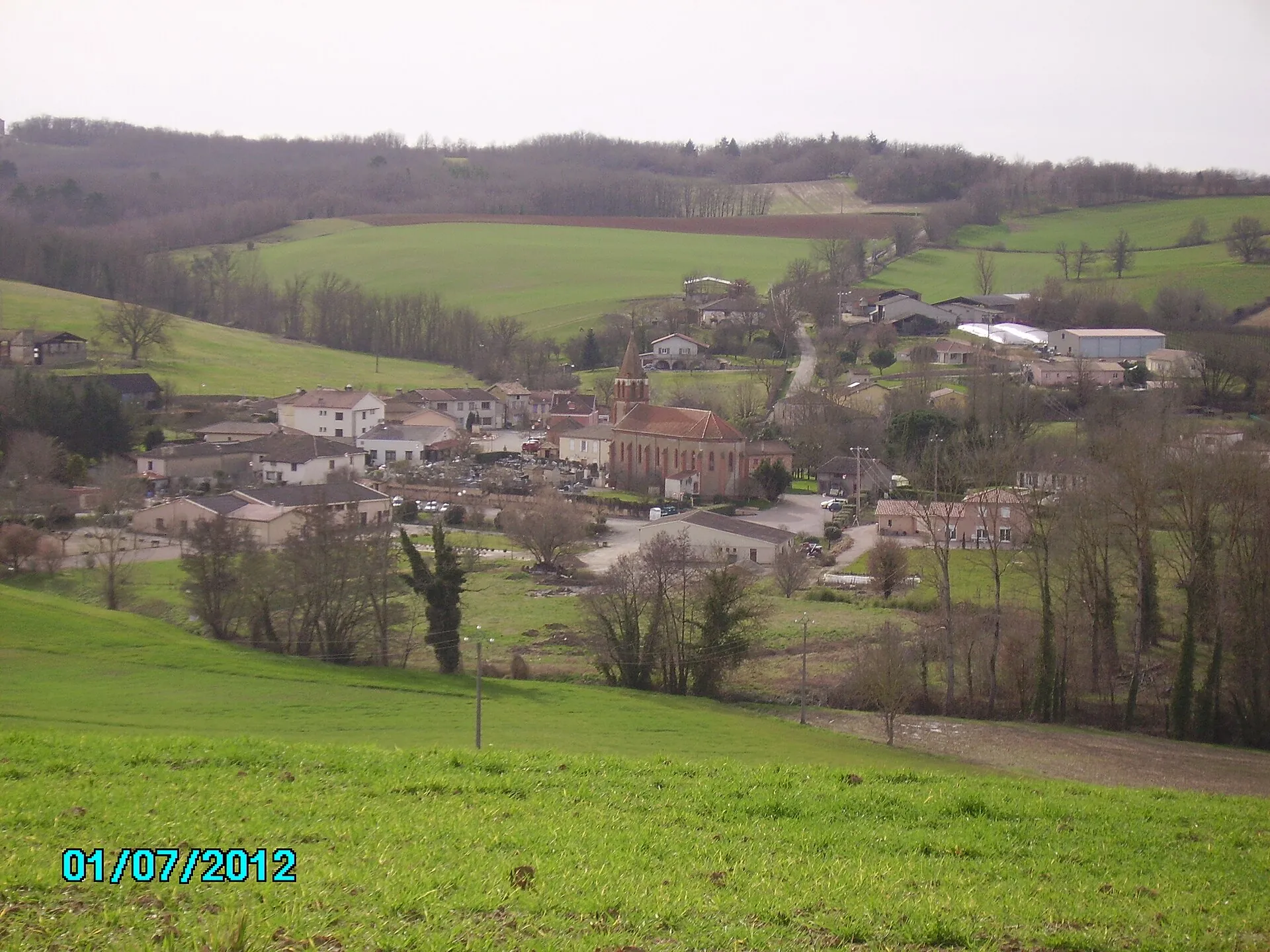 Vue de Saint-Étienne-de-Tulmont