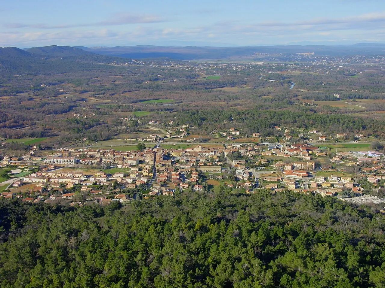 Vue de Rougiers