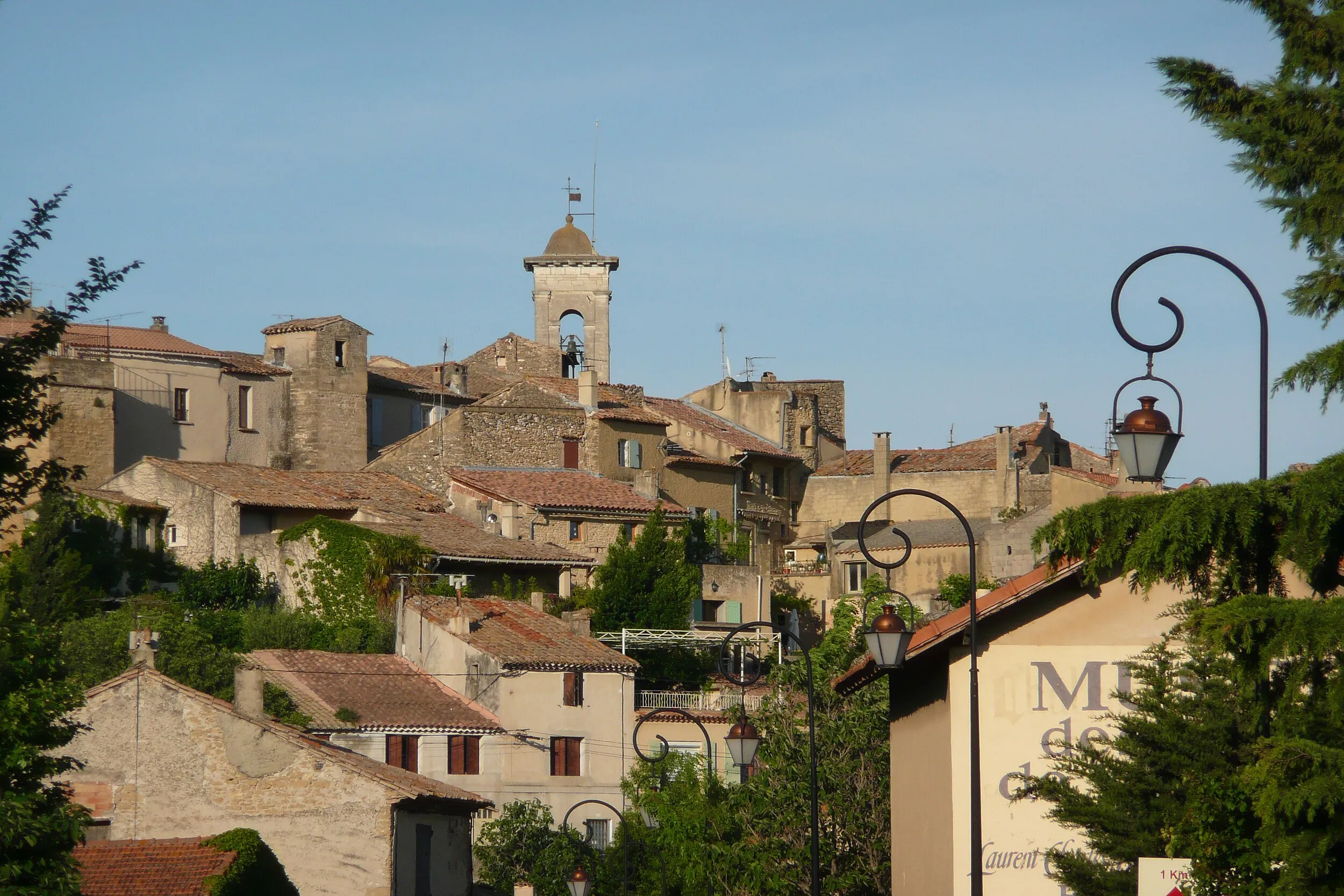 Vue de Châteauneuf-du-Pape