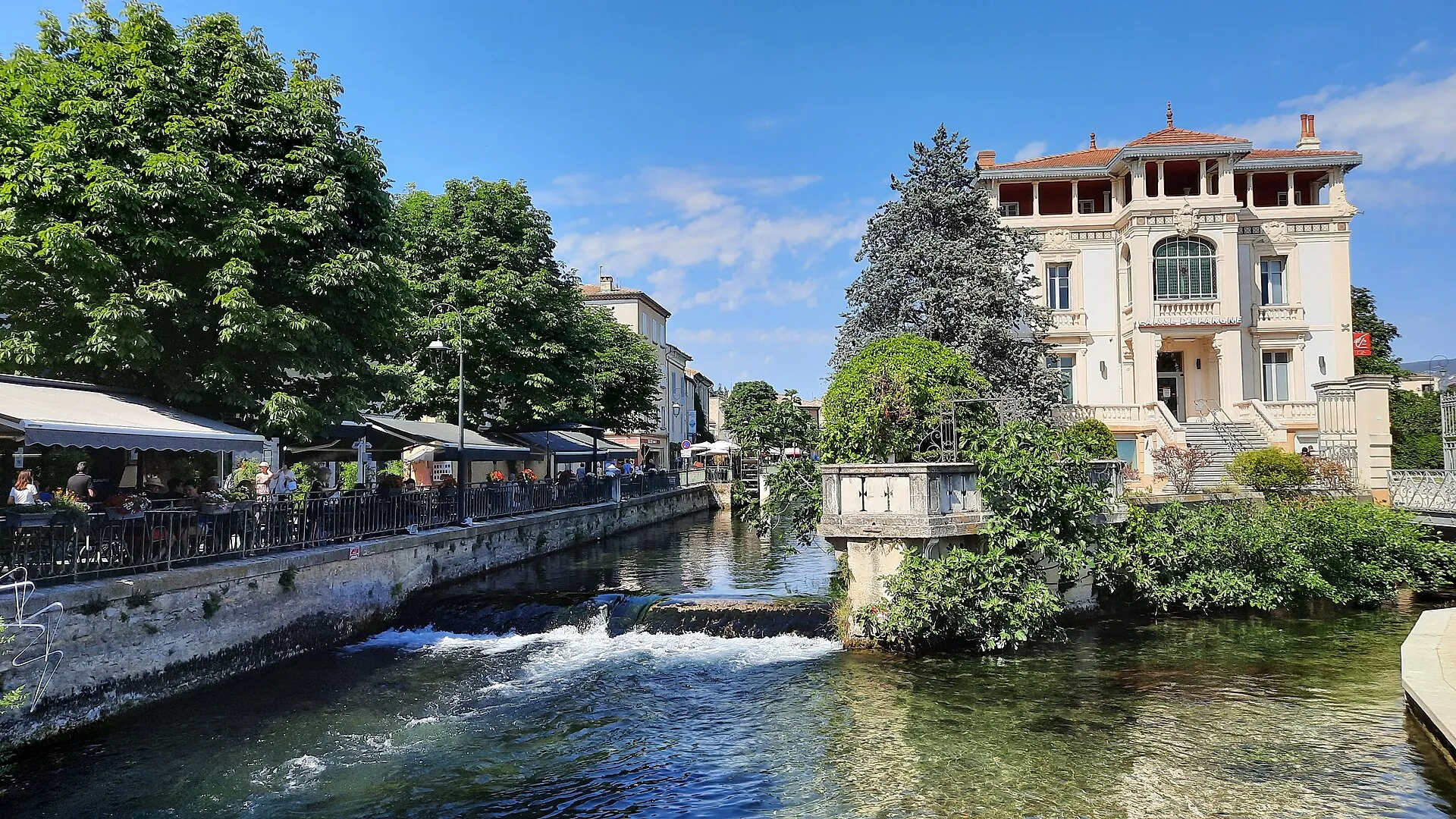 Vue de L'Isle-sur-la-Sorgue