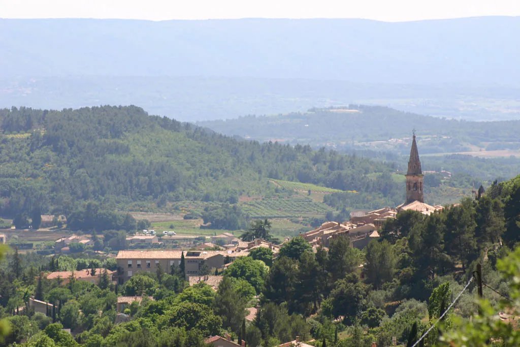 Vue de Saint-Saturnin-lès-Apt