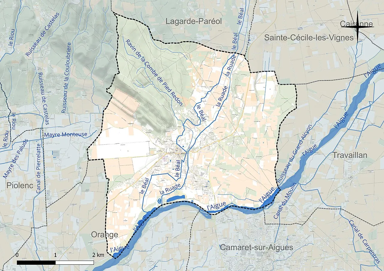Vue de Sérignan-du-Comtat