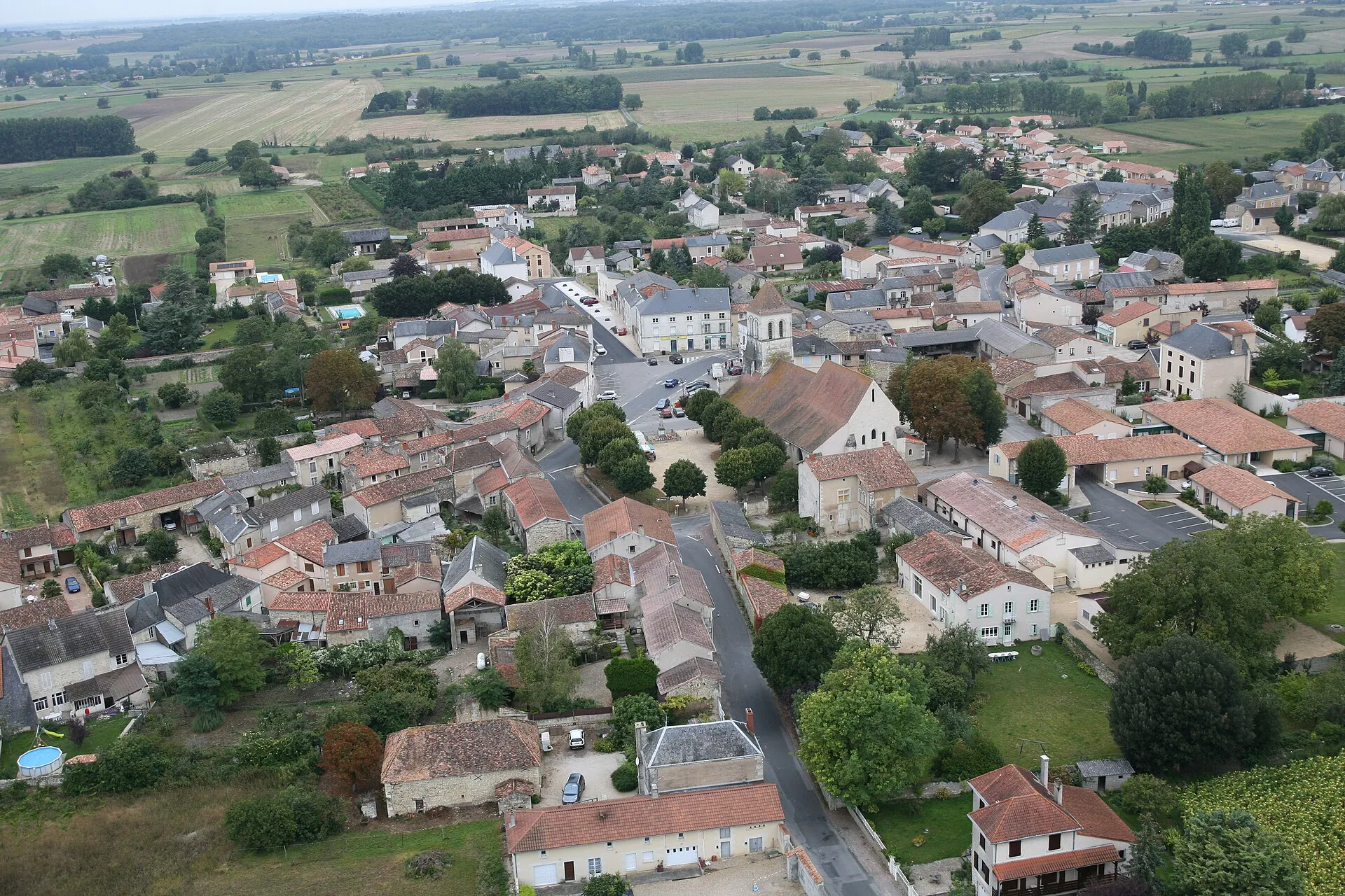 Vue de Saint-Martin-la-Pallu