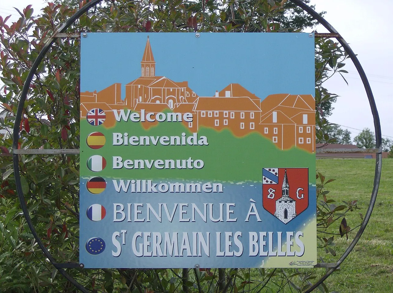 Vue de Saint-Germain-les-Belles